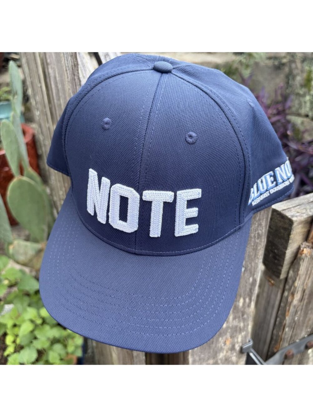 Blue Note Straight Bourbon Whiskey Adjustable Mesh Back Baseball Cap Navy Blue - Picture 4 of 13